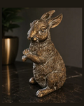 Bronskleurig Haasje – Decoratief Beeld 20 cm