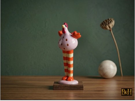 Keramieken Kipfiguur Sunny – 20 cm