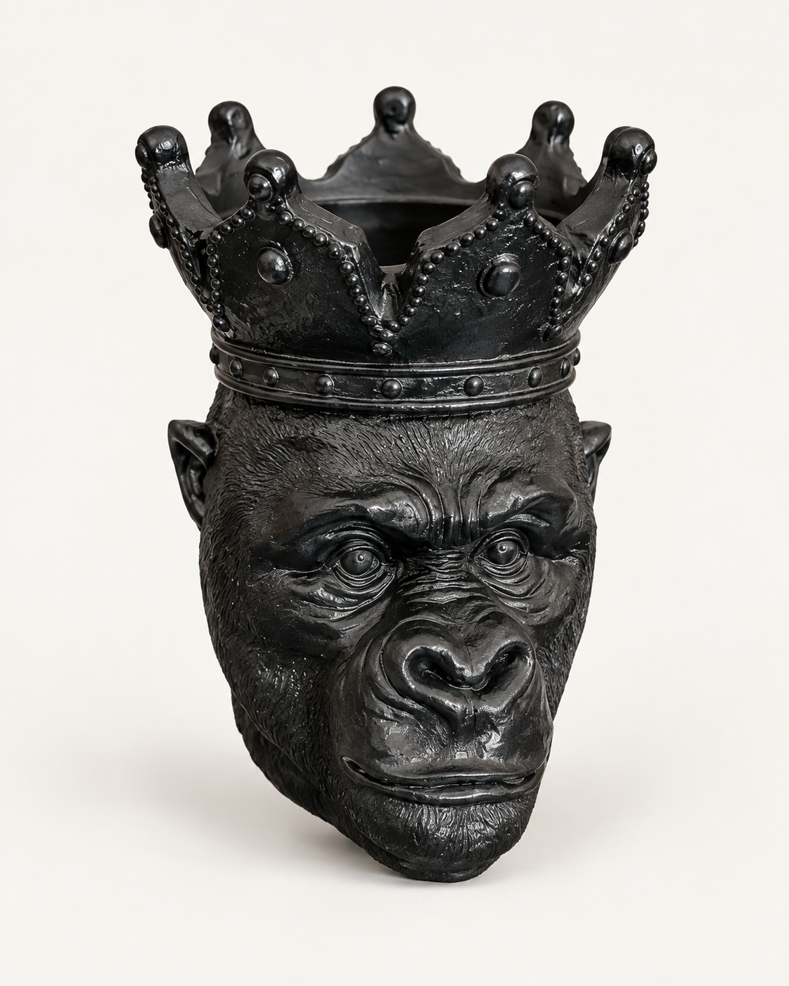 Koninklijke gorilla bloempot XL mat zwart 33 cm