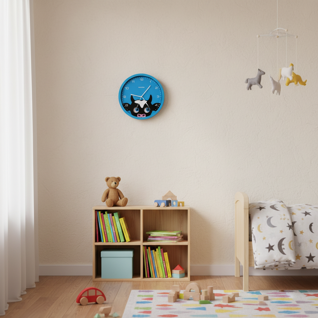 Karlsson Wandklok Peekaboo Cow