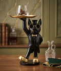 Butler Bulldog Tray – Luxe Decoratiebeeld met Dienblad (20 cm)