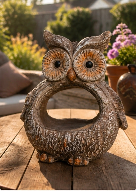 Uilen Plantenpot voor Buiten | Keramieken Tuinpot | Beast & Home