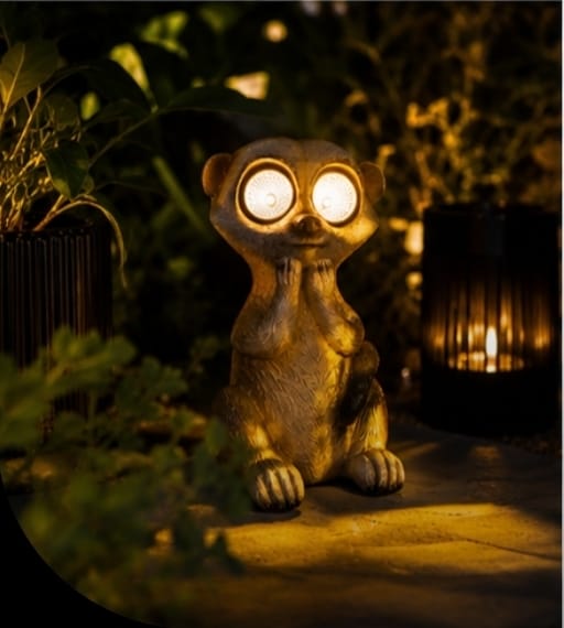 Stokstaartje solarlamp