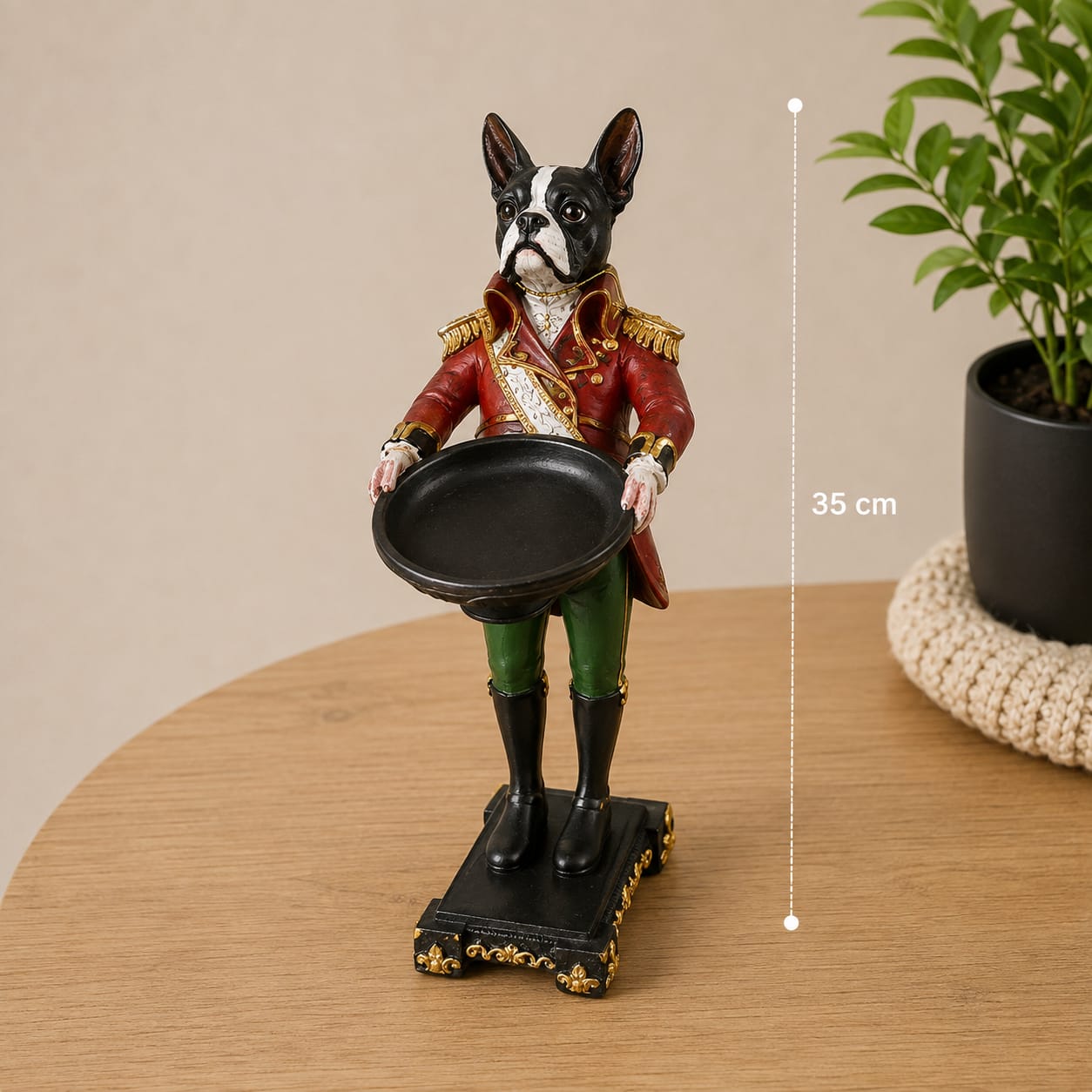 Bulldog Butler Dienblad – 35 cm
