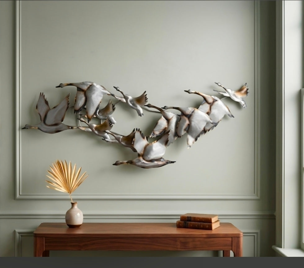 In Vlucht – Wandkunst met karakter 105 x 45 cm